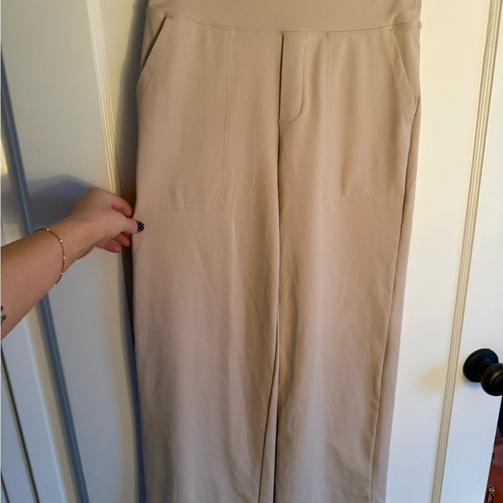 Women's Khaki Yoga Slacks